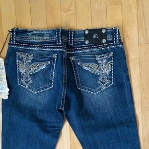 Miss Me Cross Stitching Detail